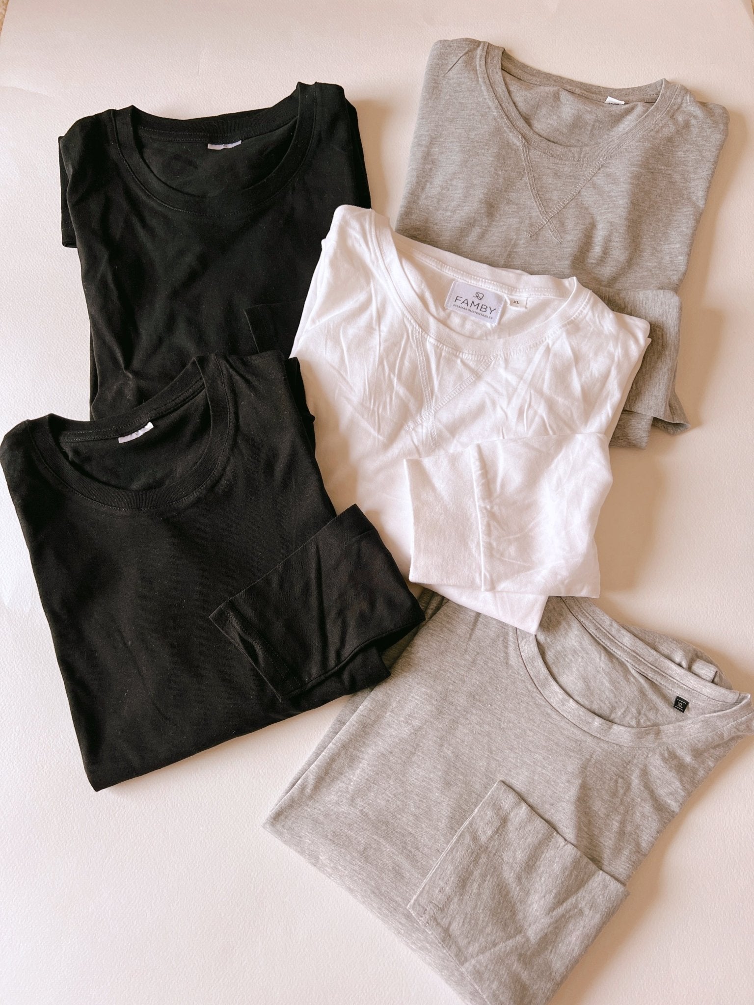 Lanzamiento Día del Papá, Pijama Hombre Pantalón y Polera de Algodón - fambypj