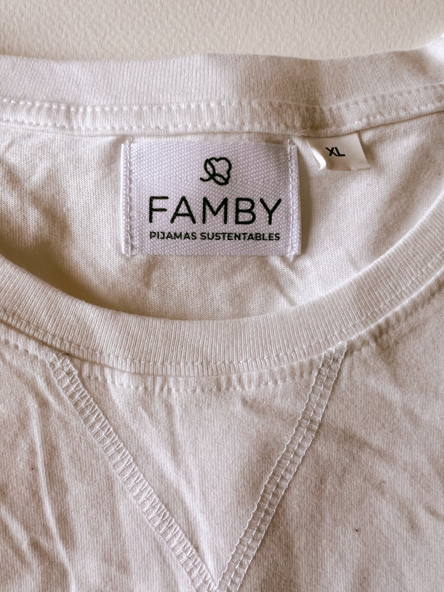Lanzamiento Día del Papá, Pijama Hombre Pantalón y Polera de Algodón - fambypj