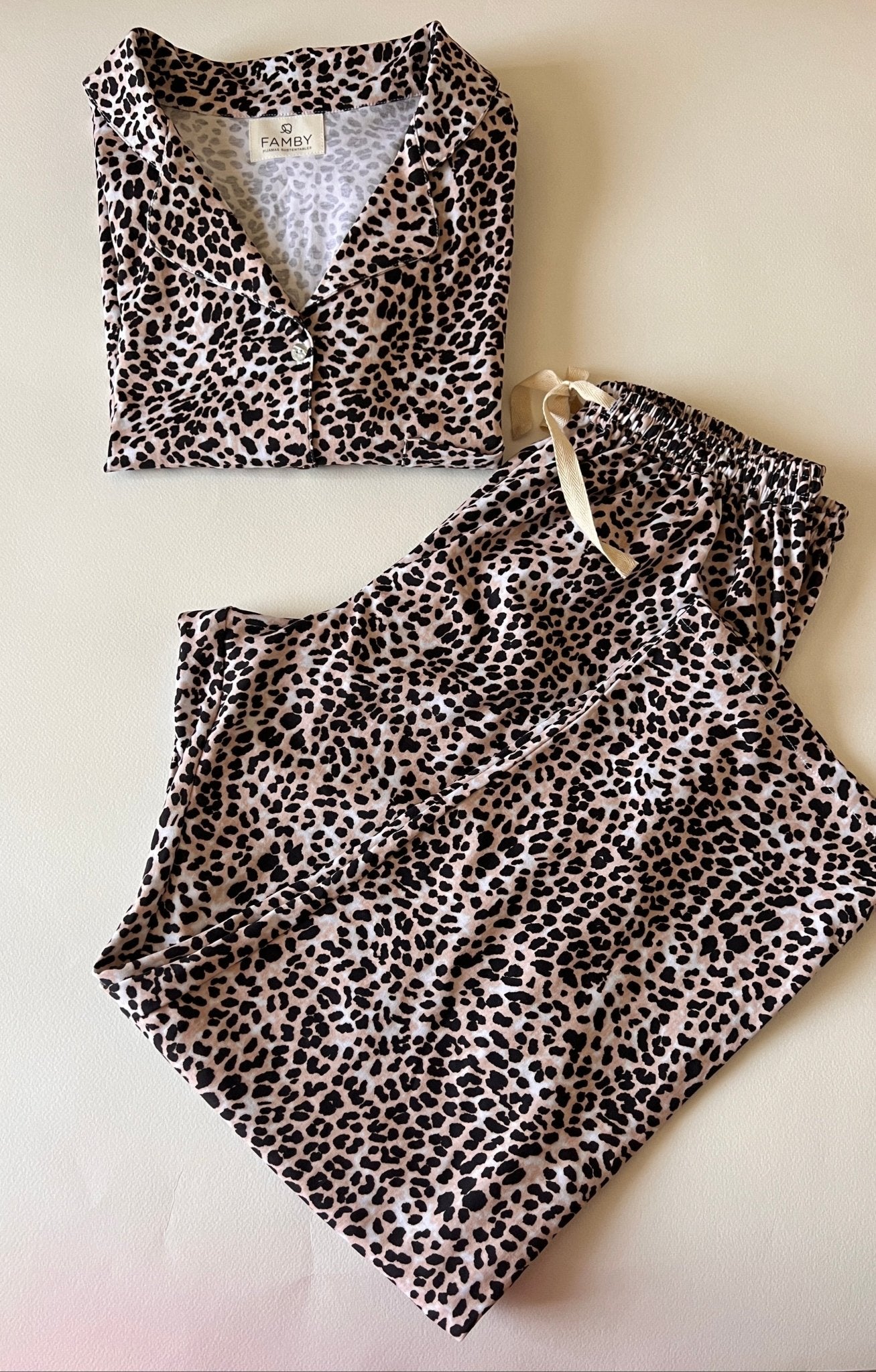 Preventa Pijama Mujer Pima Animal Print - fambypj