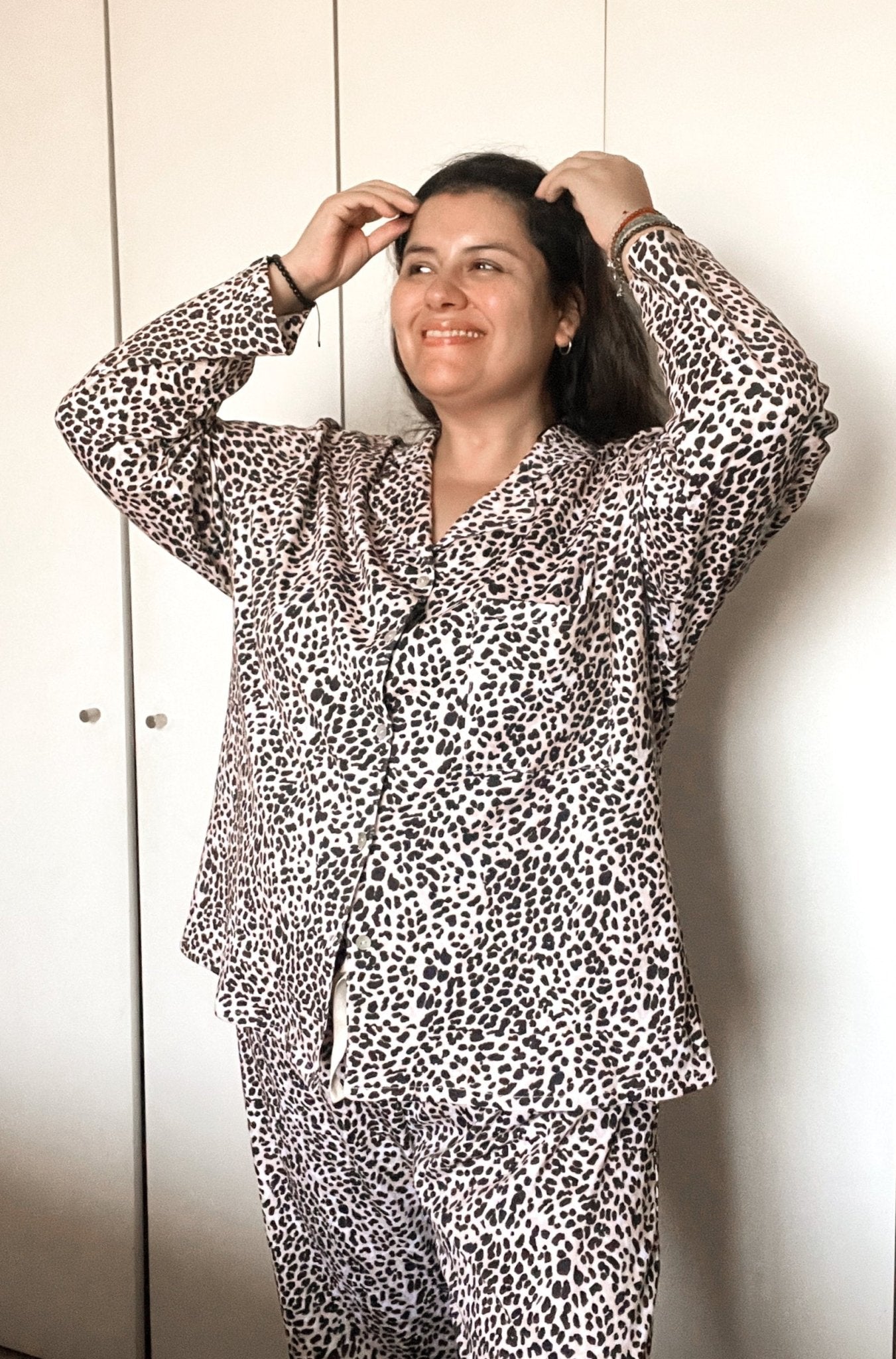 Preventa Pijama Mujer Pima Animal Print - fambypj