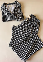 Preventa Pijama Mujer Pima Vichy Negro - fambypj