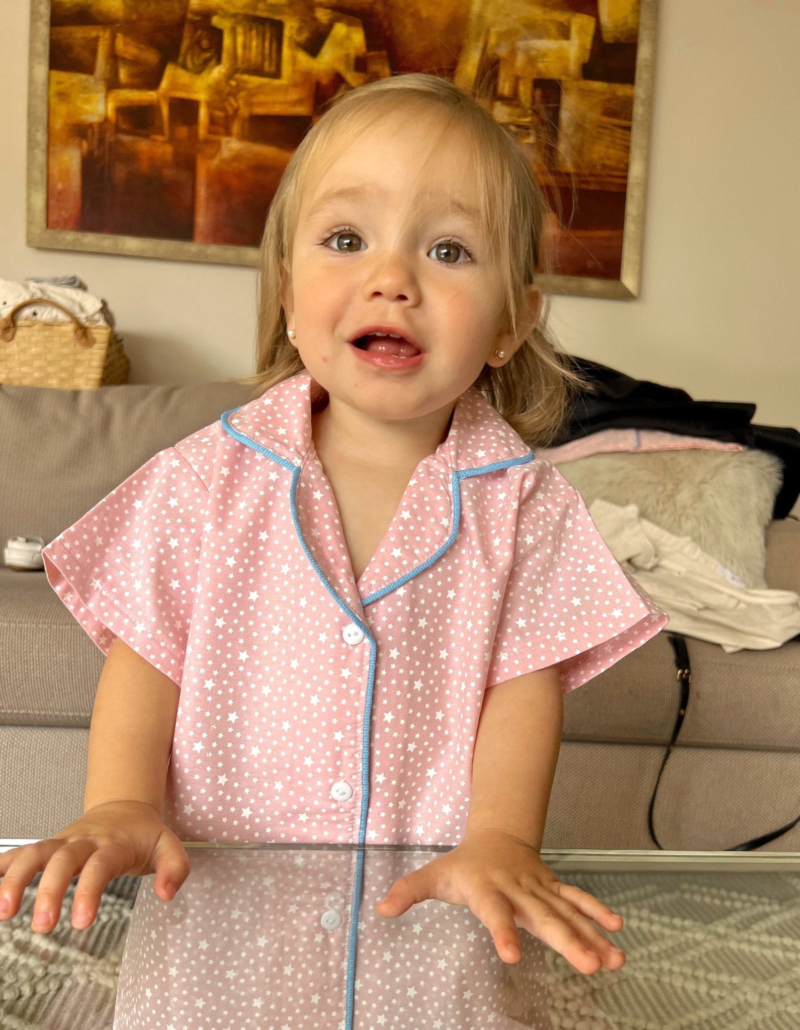 Camisola Infantil Galaxy Rosa (SIN VUELITOS) - fambypj