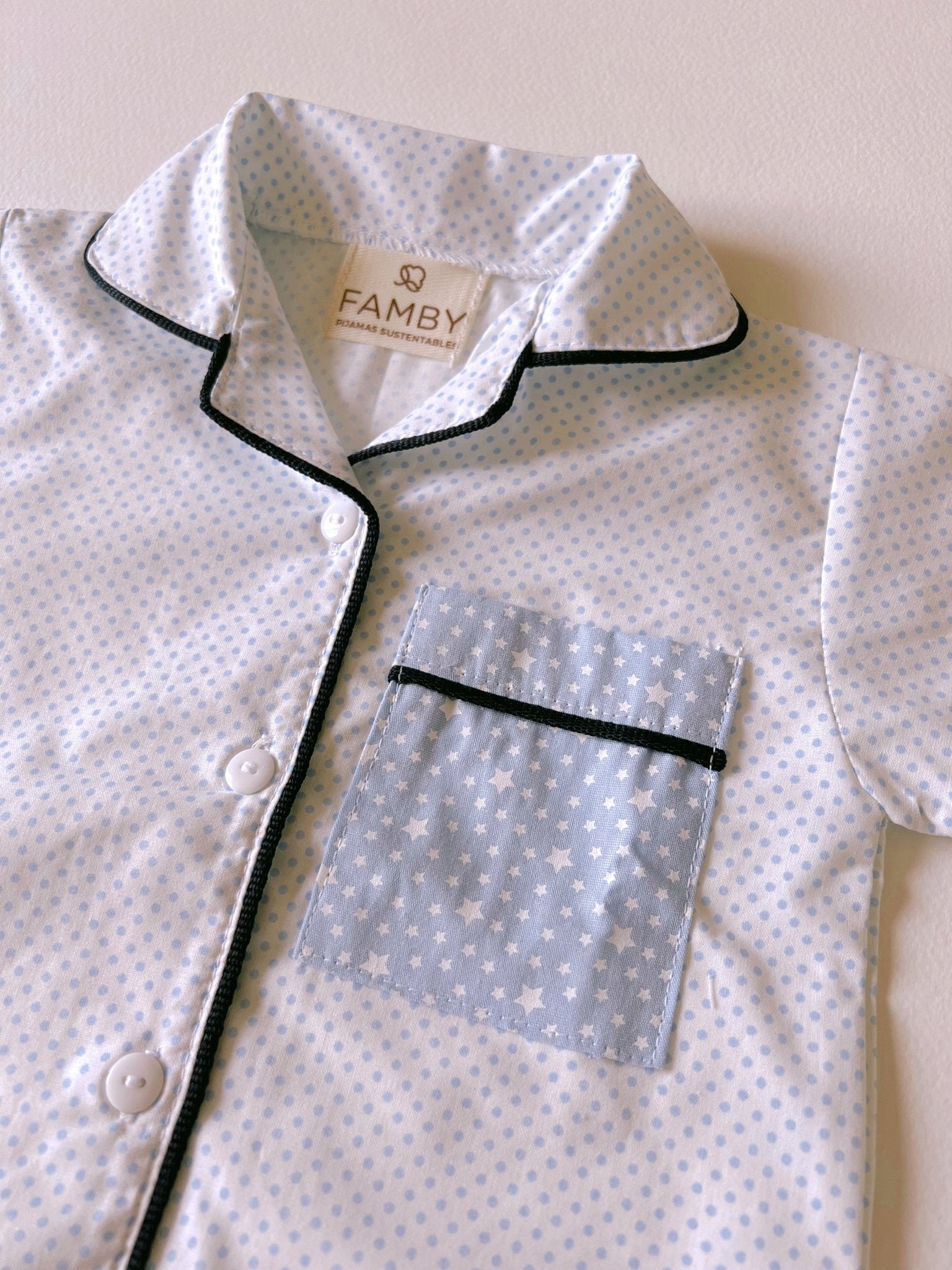 Pijama Infantil Edición Limitada Puntos Celestes - fambypj