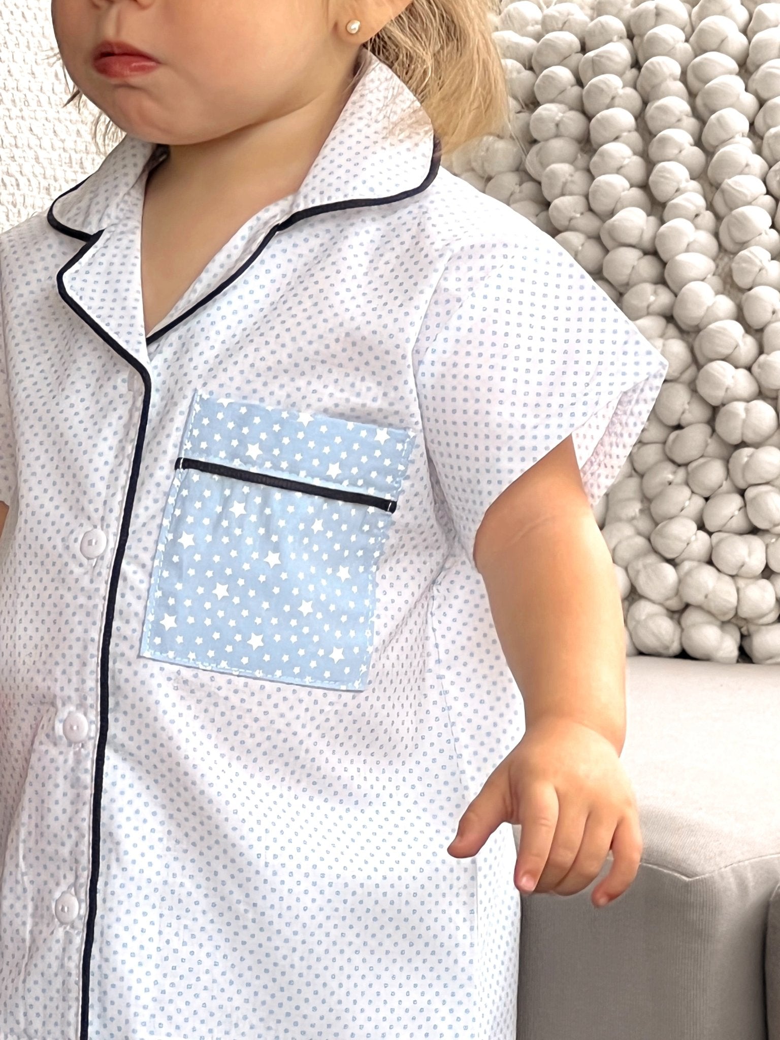 Pijama Infantil Edición Limitada Puntos Celestes - fambypj