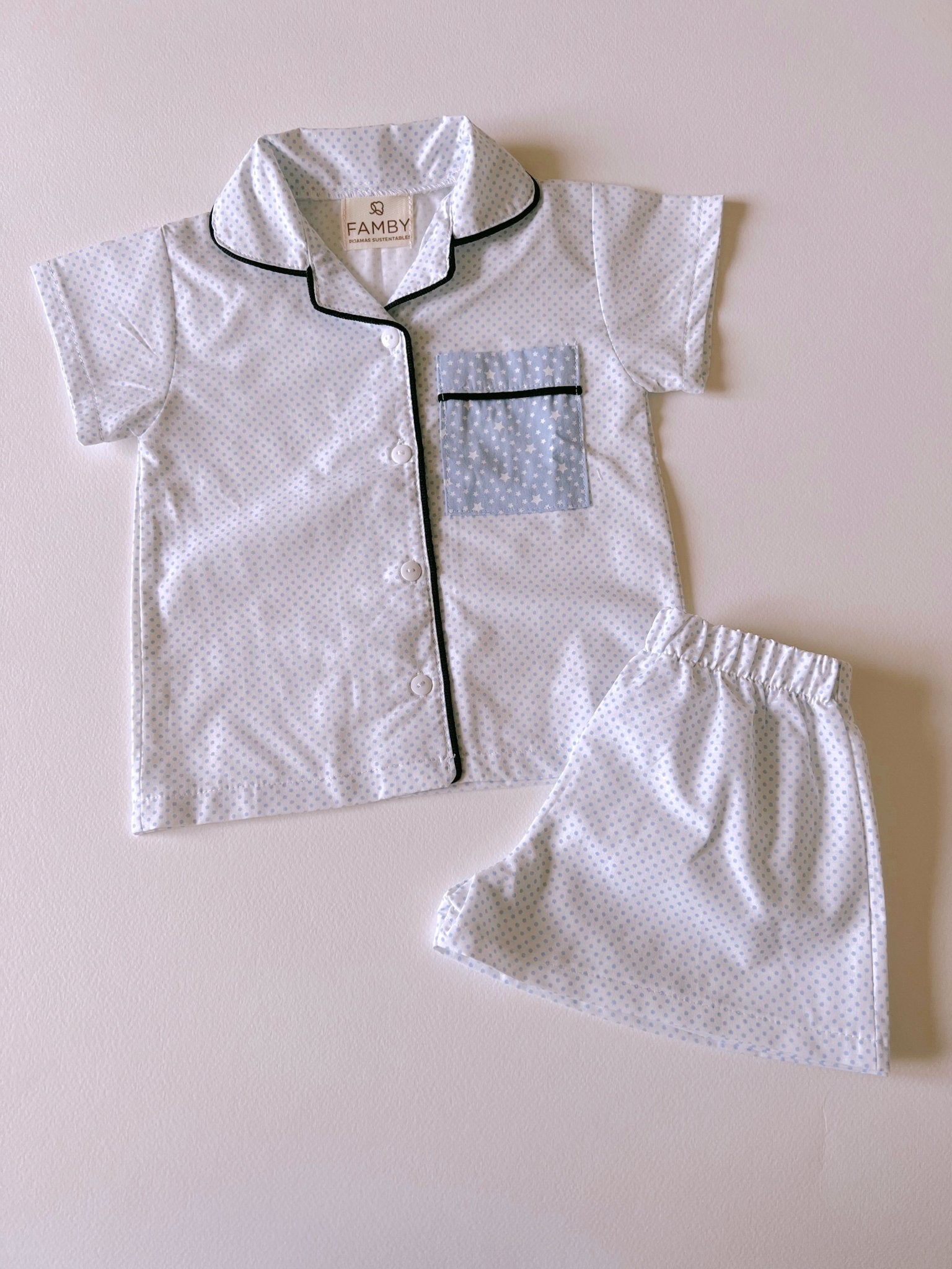 Pijama Infantil Edición Limitada Puntos Celestes - fambypj