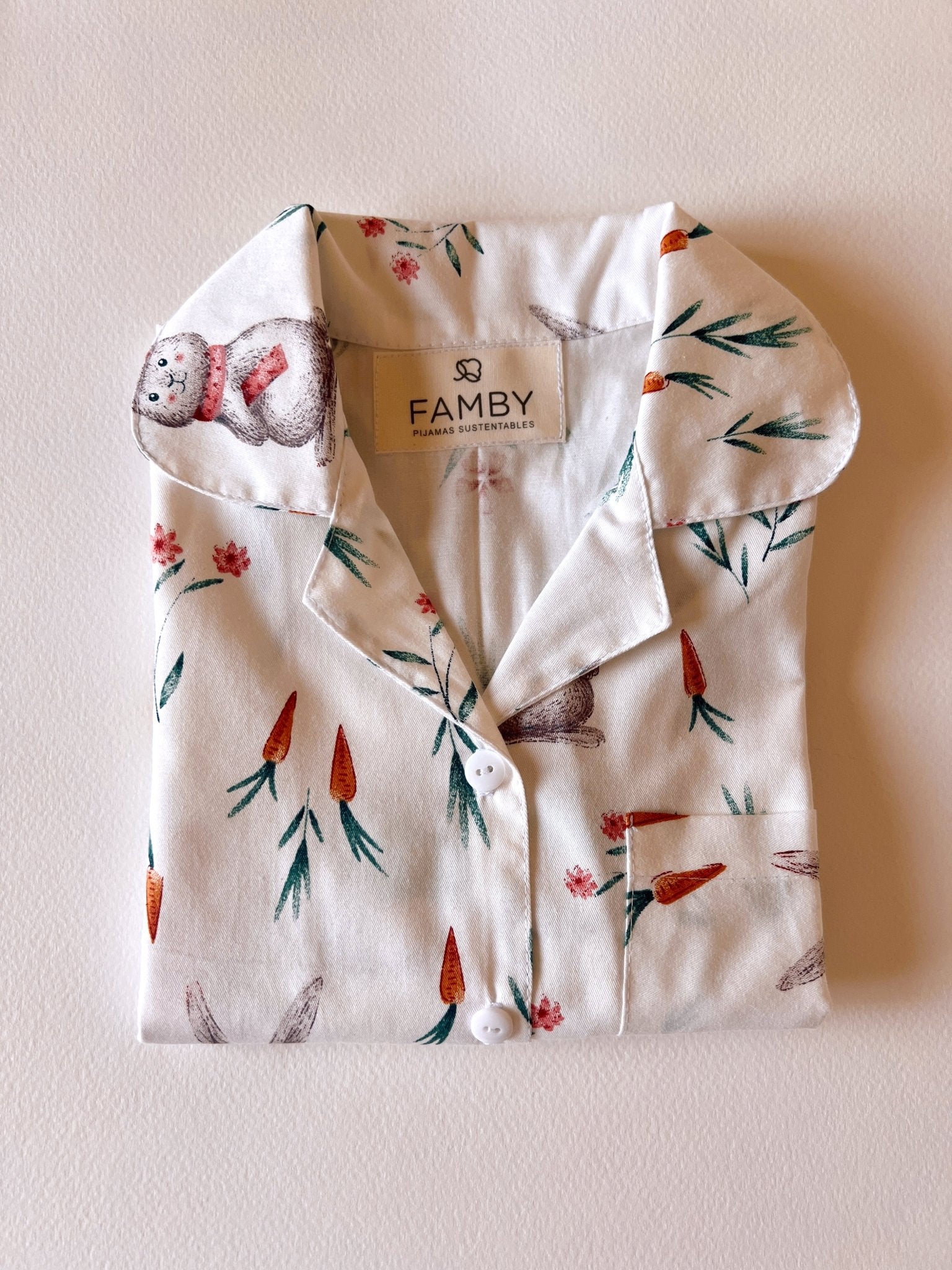 PREVENTA Pijama Conejitos y Zanahorias - fambypj