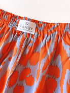 Short Infantil Animal print Naranjo - fambypj