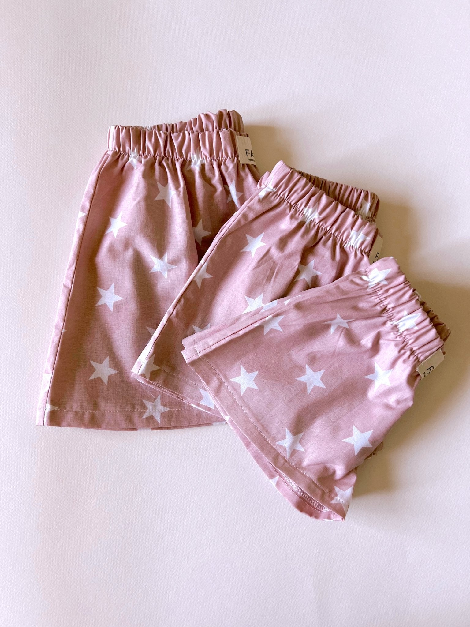 Short Infantil Estrellas Palo Rosa Edición Limitada - fambypj