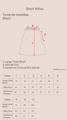 Short Infantil Estrellas Palo Rosa Edición Limitada - fambypj